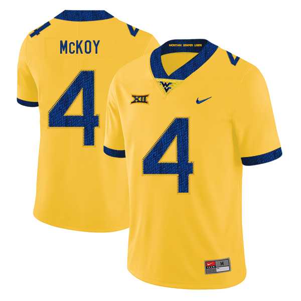 West Virginia Mountaineers 4 Kennedy McKoy Yellow College Football Jersey Dzhi,We sell and wholesale West Virginia Mountaineers 4 Kennedy McKoy Yellow College Football Jersey Dzhi on line form chian!